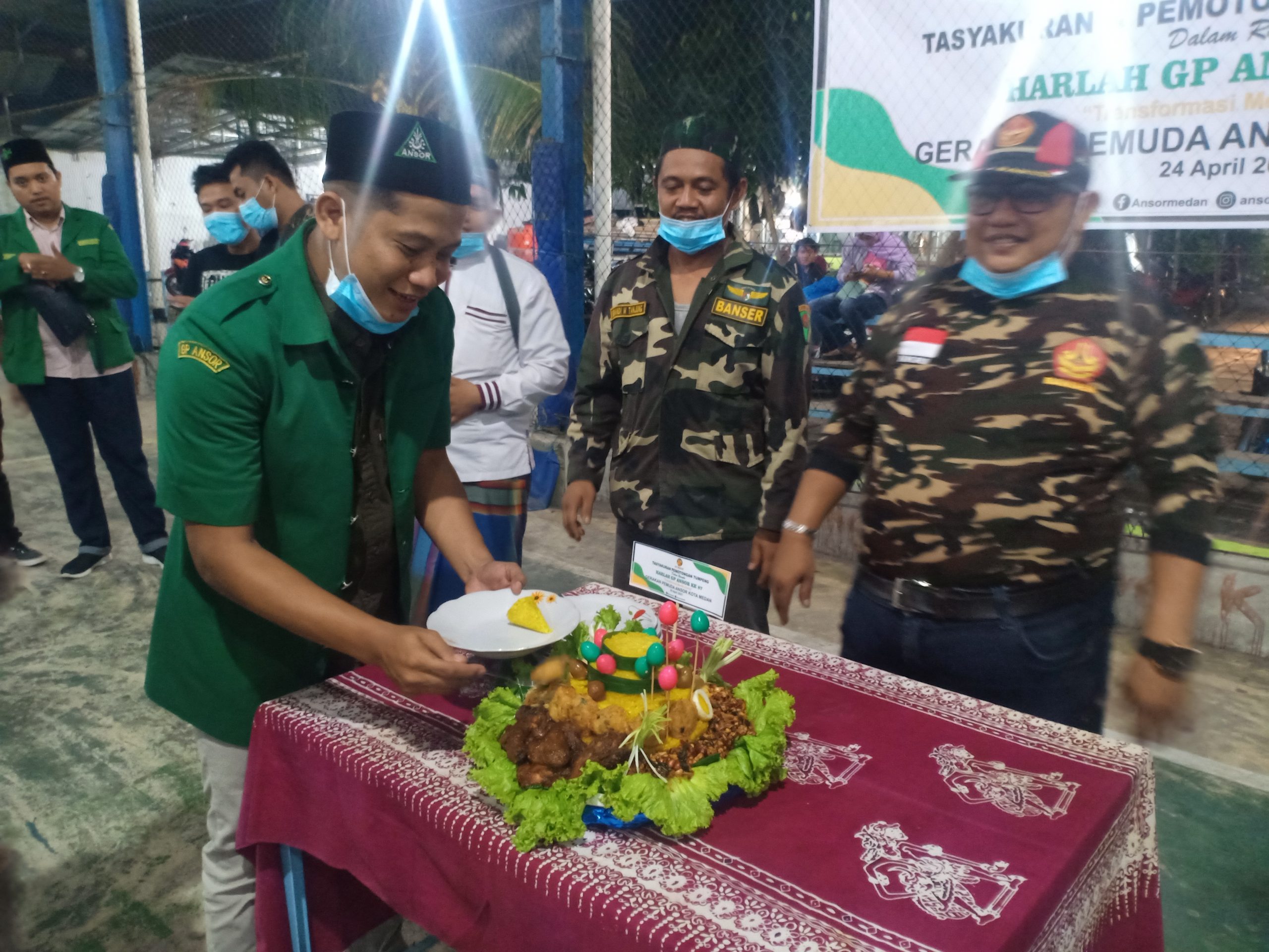 Rayakan Harlah Ke 87 Dengan Syukuran Dan Pertandingan Futsal Antar PAC, GP Ansor Kota Medan, Kita Harus Tetap Bermanfaat Untuk Umat.
