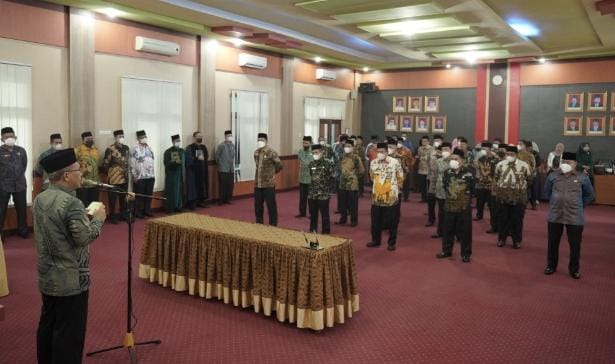Ingin Serapan Anggaran Disegerakan, Kakanwil Kemenagsu Lantik 17 Pejabat Administrator