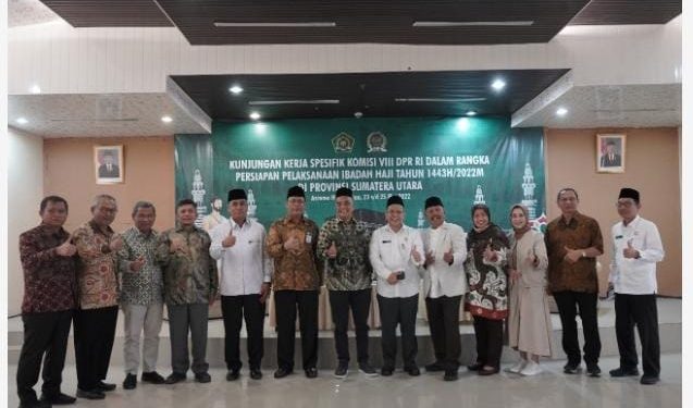 Terima Kunjungan Kerja DPR RI Komisi VIII Terkait Persiapan Haji, Kanwil Kemenagsu Tuai Pujian