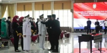 Dimiyathi Dilantik Gubsu Jadi Pj Walikota Tebing Tinggi