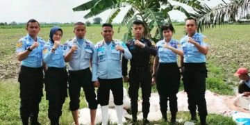 Ajak Taruna Poltekip Ke Lahan Jagung, Karutan Labuhan Deli : Tugas Kita Tak Hanya Menerima Dan Membebaskan WBP,  Tapi Menyiapkan SDM Unggul dan Produktif