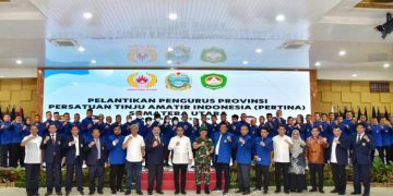 Gubernur Sumut,  Menghadiri Acara Pelantikan Pengprov  Pertina Sumut