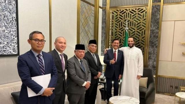 Ketua PBNU Dan Menko Luhut Temui Pangeran Arab Saudi, Minta Kuota Haji Ditambah