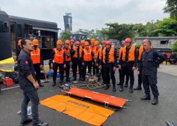 Personil Brimob Polda Sumut Gelar Pelatihan Alat-alat SAR, Untuk Tingkatkan Kemampuan