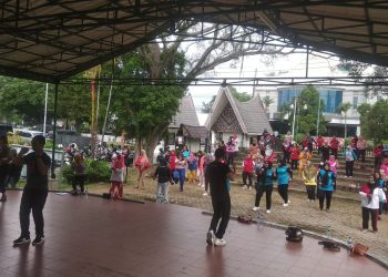 Senam Kolaborasi Medan dengan Gerakan Irama Musik Etnik Sumut