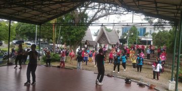 Senam Kolaborasi Medan dengan Gerakan Irama Musik Etnik Sumut