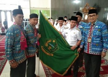 Kegiatan Pemkab Lebong Gelar Pelepasan Jamaah Haji