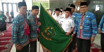 Kegiatan Pemkab Lebong Gelar Pelepasan Jamaah Haji