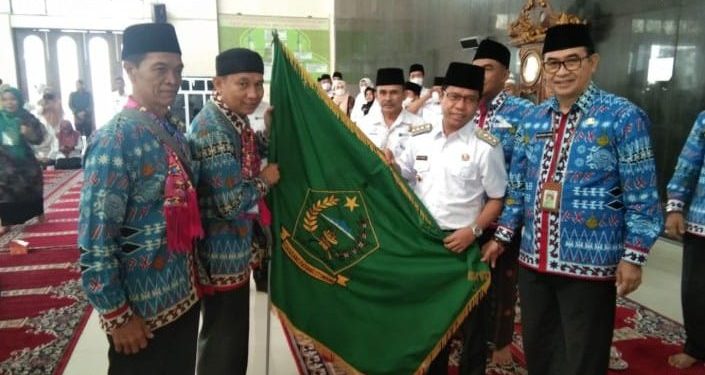 Kegiatan Pemkab Lebong Gelar Pelepasan Jamaah Haji
