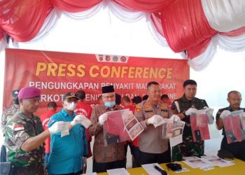 Pertama di Barsela Konpres Hadapan Publik : Pandji, Pengedar Narkoba Dimiskinkan