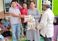 Pengurus DPC HNSI Kota Medan Salurkan Ratusan Sembako Beras, Kepada Warga Kurang Mampu