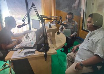 Dialog Interaktif Polda Sumut Dibawakan Kasubbid Penmas di Channel 94,7 FM Radio Suara Medan