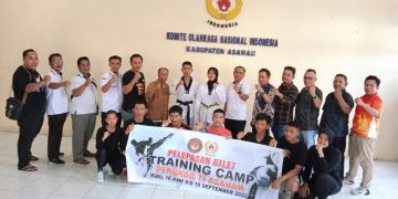 Dua Atlet Taekwondo Indonesia (TI) Asahan Ikuti Training Camp di Riau