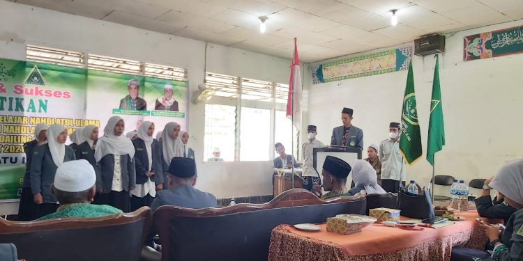 PC IPNU dan IPPNU Madina Lakukan pelantikan Di Mustafawiyah
