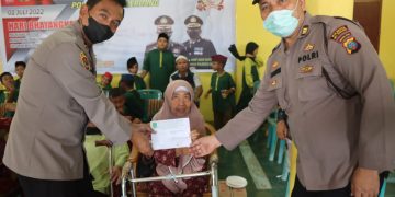 Menyambut Hari Bhayangkara ke-76, Polresta Deli Serdang Anjangsana kerumah Purnawirawan Polri dan Bhakti sosial ke Panti Asuhan