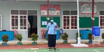 Pimpin Apel Pagi, Karutan Perempuan Medan Kanwil Kemenkumham Sumut : “Tegakkan Tiga Kunci Pemasyarakatan”