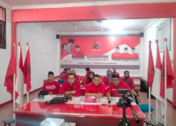 DPC PDI Perjuangan Kabupaten Asahan Melaksanakan Kegiatan Rakernas II Tahun 2021