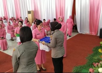 Kunjungan Kerja Ketua Bhayangkari Daerah Sumatera Utara Ke Polresta Deli Serdang