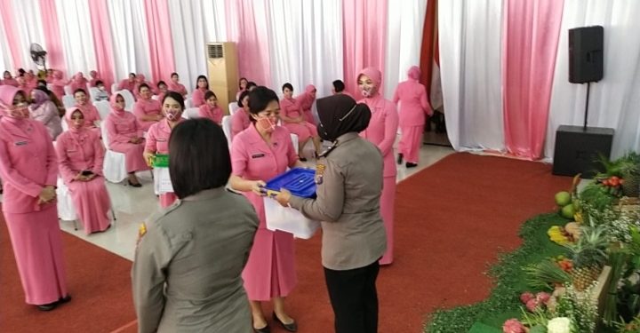 Kunjungan Kerja Ketua Bhayangkari Daerah Sumatera Utara Ke Polresta Deli Serdang