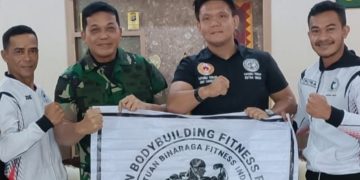 Danrem 023/KS Dukung PBFI Tapteng ke Pra Kualifikasi Binaraga dan Fitnes Tingkat Sumut