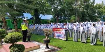 Sat Lantas Polresta Deli Serdang Lakukan Penyuluhan Operasi Patuh Toba 2022 Ke Sekolah