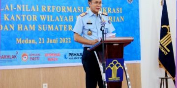 Mantapkan Kompetensi SDM, Kumham Sumut Tekankan Nilai-nilai Reformasi Birokrasi