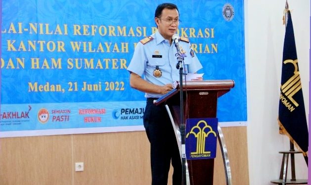 Mantapkan Kompetensi SDM, Kumham Sumut Tekankan Nilai-nilai Reformasi Birokrasi