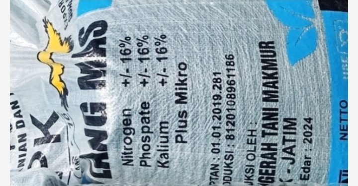 Diduga Palsu, Distributor Pupuk NPK Lang Mas Coba Kelabuhi Konsumen