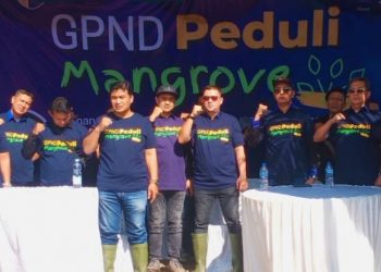 KTH Bhakti Nyata Giat Serentak 7 Provinsi Peduli Mangrove dan Gandeng GPND Sumut