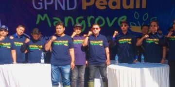 KTH Bhakti Nyata Giat Serentak 7 Provinsi Peduli Mangrove dan Gandeng GPND Sumut