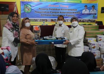 Kadis Ketahanan Pangan Kota Medan Emilia Lubis, Beri Bantuan Sarana dan Prasarana Kelompok UMKM Kecamatan Medan Timur