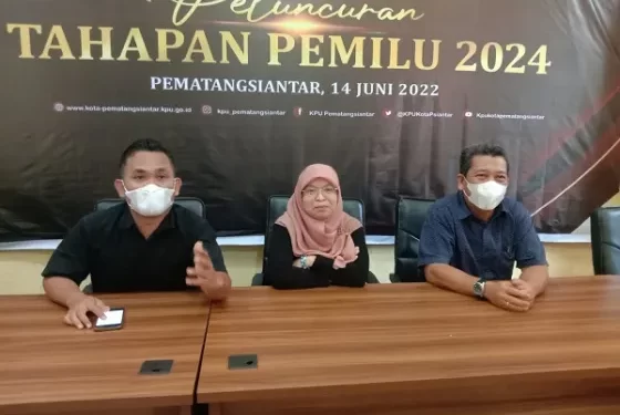 Ketua KPU Siantar Imbau Pimpinan Parpol Hadir 30 Juli di Kantor KPU