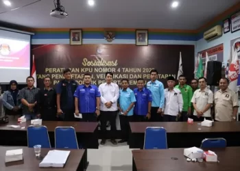 KPU Medan Sosialisasikan PKPU No.4, Pendaftaran Parpol Dimulai Senin di KPU RI