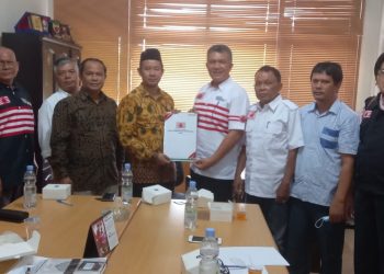 Partai Kebangkitan Nusantara Provinsi Sumatera Utara Pimpinan Edison Sianturi Audiensi di KPU Sumut