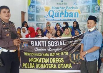 Peringati Anniversary 16 Tahun, DREGS Sumut Gelar Baksos Ke Panti Asuhan