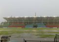 Lapangan Stadion Teladan Tergenang Air Laga PSDS Vs Karo United Ditunda
