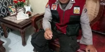 Ini Anggota Shabara Polres Belawan Terkena Panah Saat Bentrok Pemuda