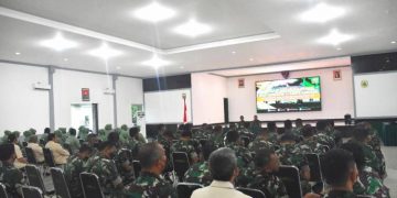 Prajurit, PNS dan Persit Korem 023/KS Ikuti Penyuluhan Hukum