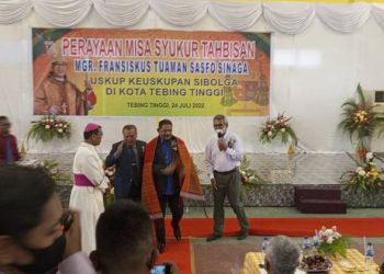 Rahudman Ajak Umat Katolik Bangun Kerukunan Umat Beragama di Sumut