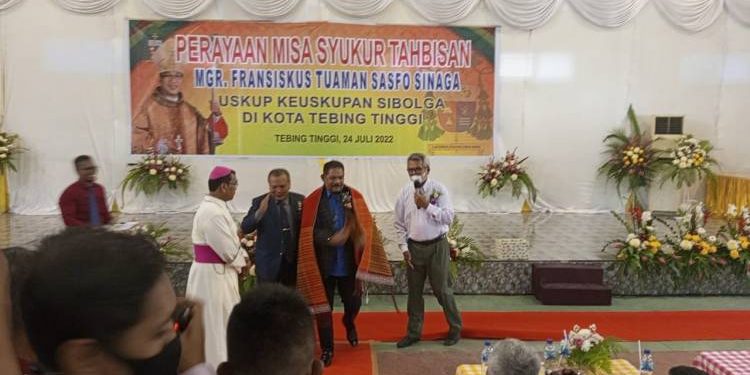 Rahudman Ajak Umat Katolik Bangun Kerukunan Umat Beragama di Sumut