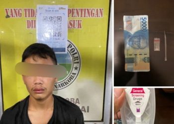 SatresNarkoba Polres Binjai Tangkap Pemilik Warung Kopi Tempat Transaksi Narkoba
