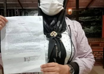 Junita Samosir Minta Maaf kepada Warga Desa Perdamean