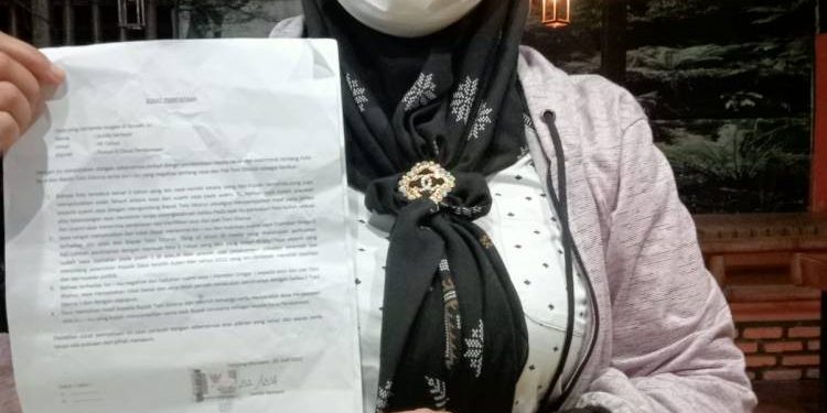 Junita Samosir Minta Maaf kepada Warga Desa Perdamean