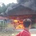 Rumah Warga di Nisel, Api Berkobar Meluluhlantakan