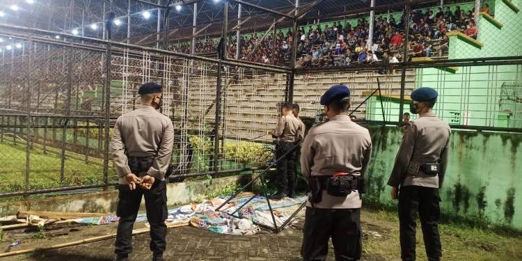 Brimob Poldasu Siagakan Pengamanan Pertandingan Piala Gubsu 2022