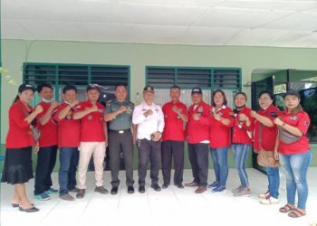 PAC Pemuda Batak Bersatu Kecamatan Siantar Martoba Audensi Dengan Koramil 01/SU