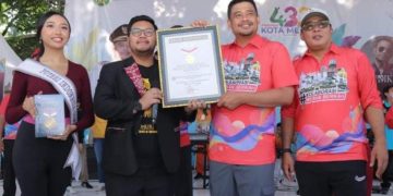 Walikota Medan, Berhasil Pecahkan Rekor Muri Senam Kolaborasi