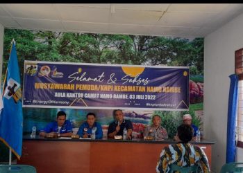 Musyawarah Cabang KNPI Kecamatan Namorabe Berjalan Dengan Kondusif dan Lancar