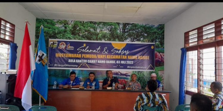 Musyawarah Cabang KNPI Kecamatan Namorabe Berjalan Dengan Kondusif dan Lancar
