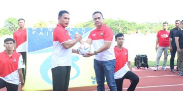Kapolda Kepri Irjen Pol.Dr Aris Budiman: Buka Pertandingan Sepak Bola Piala Kemerdekaan Tahun 2022.